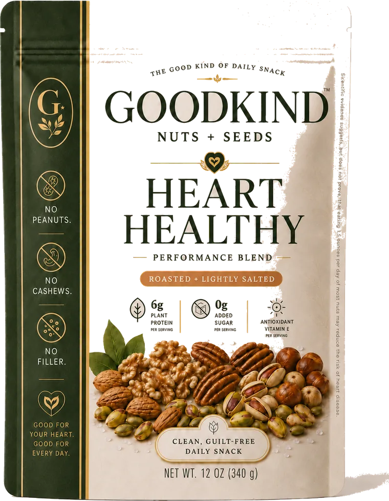 GOODKIND Nuts + Seeds, Roasted + Lightly Salted — 12 oz pouch
