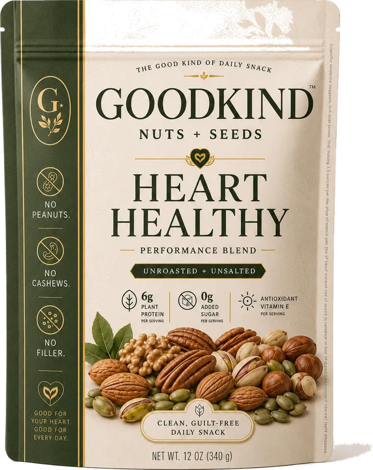 GOODKIND Nuts + Seeds, Unroasted + Unsalted — 12 oz pouch